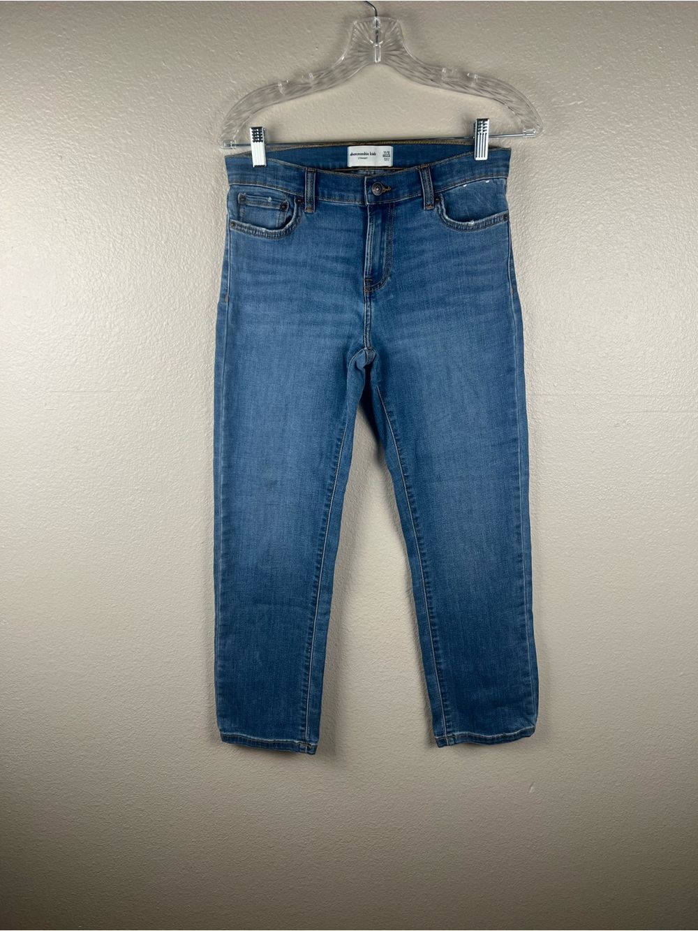 Abercrombie Kids Girls Straight Jeans 11/12 Regular